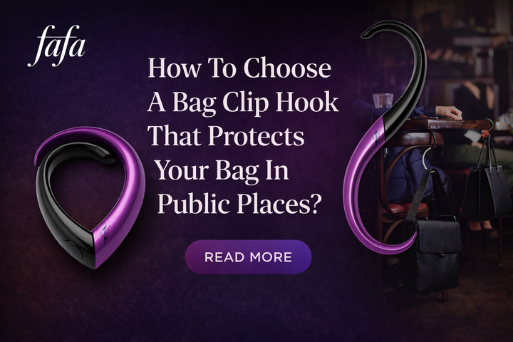 How To Choose A Bag Clip Hook That Protects Your Bag In Public Places?