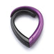 FafaConcepts The Embrace Amethyst purple and black curved wearable device