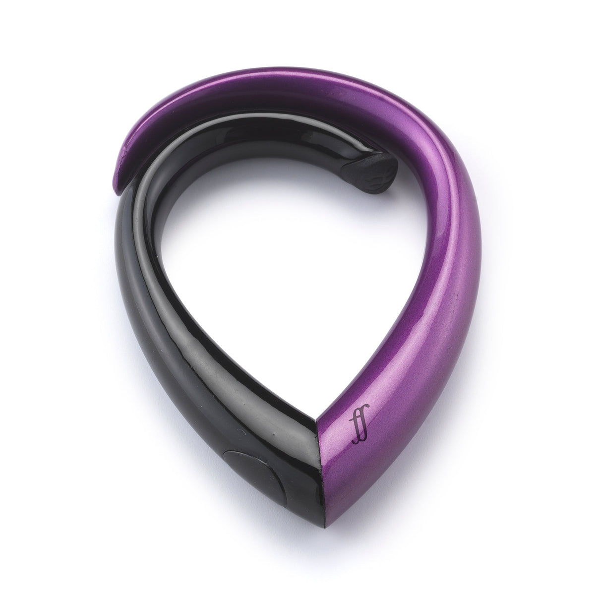 FafaConcepts The Embrace Amethyst purple and black curved wearable device