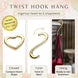 FafaConcepts The HookUp gold 14K showing heart to S shape transformation