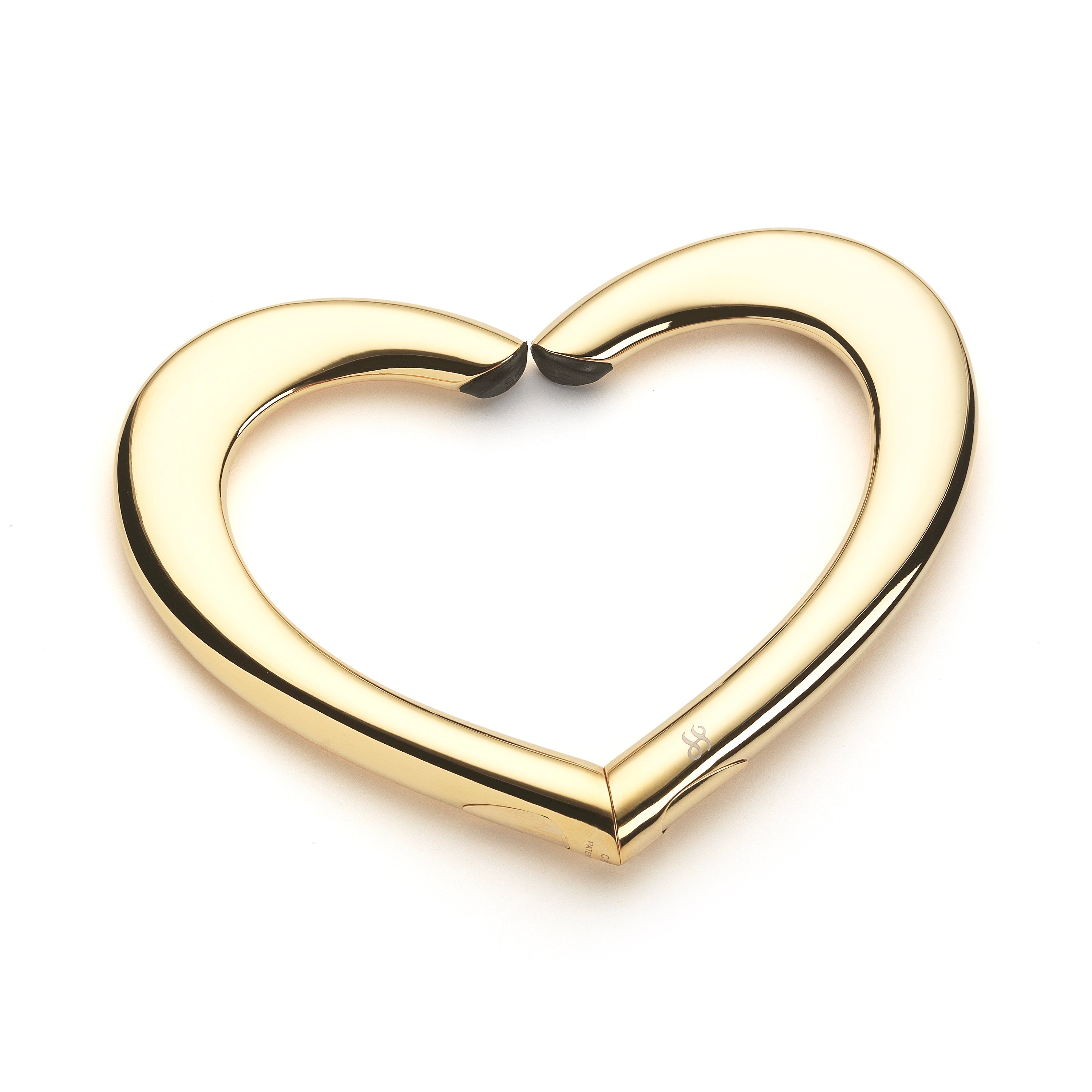 Heart purse hanger gold 14k